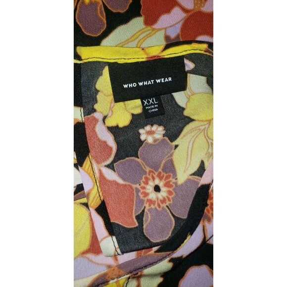 Who What Wear Floral Dress Plus Size XXL - Picture 5 of 5